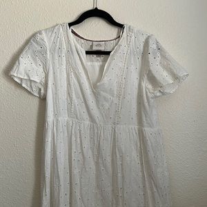 Target Knox Rose White Eyelet Midi Dress Size Small